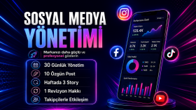 markanıza özel sosyal medya yönetimi yaparım