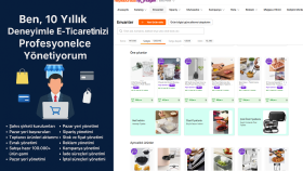 Ben, e-ticaret mağazanızı profesyonelce yönetiyorum