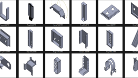SolidWorks Endüstriyel Sac Metal (Sheet Metal) Tasarımları