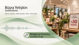 Mağaza Anonsu Seslendirme