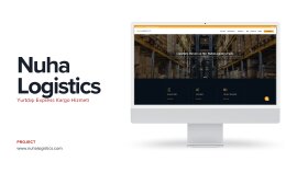 Nuha Logistics Web Tasarım Çalışmamız