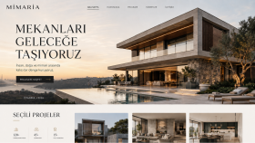 MİMARİA – Modern Mimarlık Web Sitesi