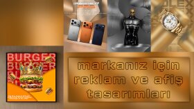 markanız için reklam ve afiş tasarımları yapıyorum