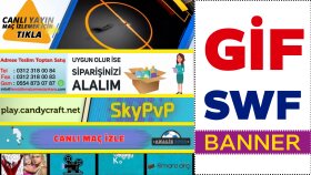 gif ve swf bannerler yapabilirim