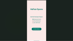 Hafıza - Mobil Uygulaması