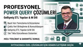 Power Query ile veri temizleme ve otomasyon yaparım