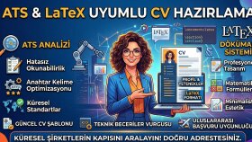 LaTeX ile ATS uyumlu ve profesyonel çok dilli CV hazırlarım
