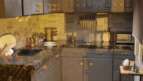 Blender 3D ile iç mekan tasarımı yapıyorum
