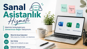 sanal asistanlık ve veri girişi hizmeti sunarım