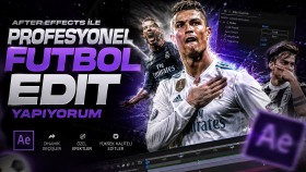 After Effects ile profesyonel futbol editleri yapıyorum