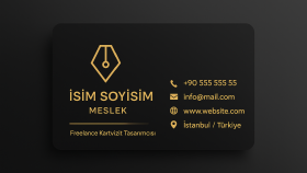 ilgi çekici kartivizitler oluşturuyorum