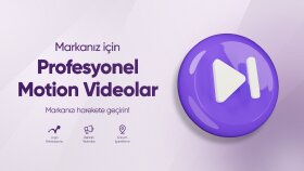 sizin için profesyonel motion videolar yapabilirim