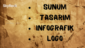 herhangi bir konuda sunum ve inografik hazırlarım