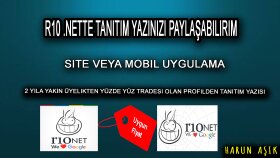 R10 da tanıtım yazınızı yayınlayabilirim 