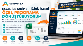 Excel ile takip ettiğiniz işleri özel programa dönüştürürüm