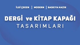 sizler için dergi veya kitap kapağı tasarlarım