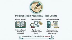 bir tıp öğrencisi olarak metin yazarlığı yapıyorum