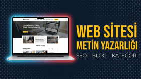 web siteleriniz için her kategoride metin yazabilirim