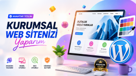 anahtar teslim kurumsal web sitenizi yaparım