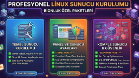 Debian sunucularınız için kurulum hizmeti sunuyorum
