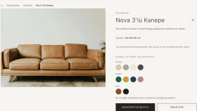 Mobilya Kataloğu & WhatsApp Sipariş Sitesi