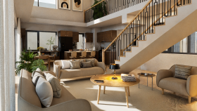 mimari gerçekçi iç mekan renderları hazırlıyorum