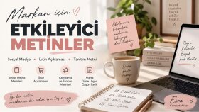 markanıza özel sosyal medya ve ürün metinleri yazarım