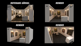 stand fuar tasarımlarınızı 3D hale getiririm