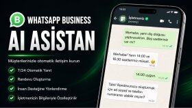 WhatsApp Business için işletmenize özel AI asistanı yaparım