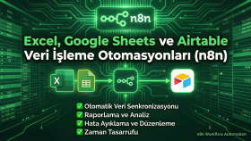 excel ve google sheets veri işleme otomasyonları yaparım