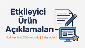 Satış artıran SEO uyumlu ürün açıklaması yazarım