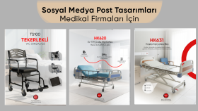 Sosyal medya post tasarımları medikal firmaları için.
