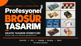broşür, afiş, el ilanları, yaparım