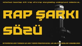 sizin için profesyonel düzeyde rap şarkı sözleri yazabilirim