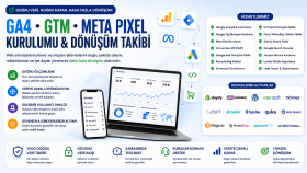 google analytics, tag manager ve piksel kurulumu yapıyorum