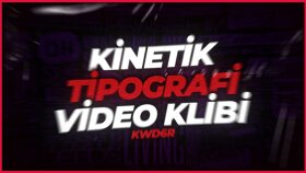 Kinetik tipografi videoları yapabilirim