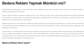 Bedava Pazarlama Yöntemleri