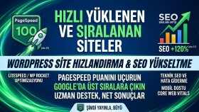 wordpress sitenizin hızını ve pagespeed puanını artırırım