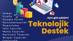ihtiyaçlarınıza yönelik teknolojik çözümler üretirim