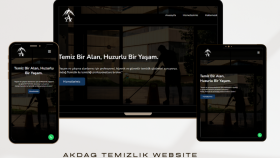 Modern ve Profesyonel Temizlik Firması Web Tasarımı