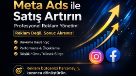 Meta reklamlarınızı profesyonel şekilde yönetirim