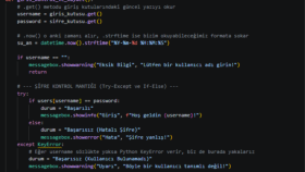  Python Tkinter Login Kaydı Uygulaması