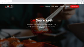 Lula Sushi için Hazırladığım Statik Web Sitesi