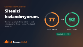 yavaş açılan WordPress sitenizi hızlandırırım