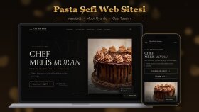 Pasta Şefi Portfolyo ve Sipariş Sitesi