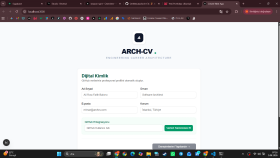 ARCH-CV Kariyer Mimarisi Platformu