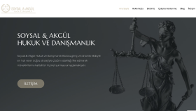 Avukat Tanıtım Web Sitesi