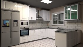 3D MUTFAK ÇİZİMİ MOBİLYACILAR İÇİN BİRE BİR