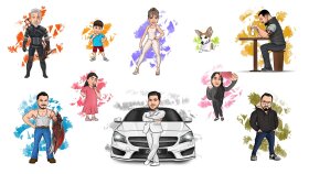 Kişiye Özel Karikatür Karakter Tasarımı