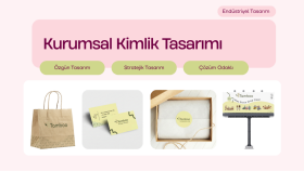 markanız için özgün ve bütüncül kurumsal kimlik tasarlarım
